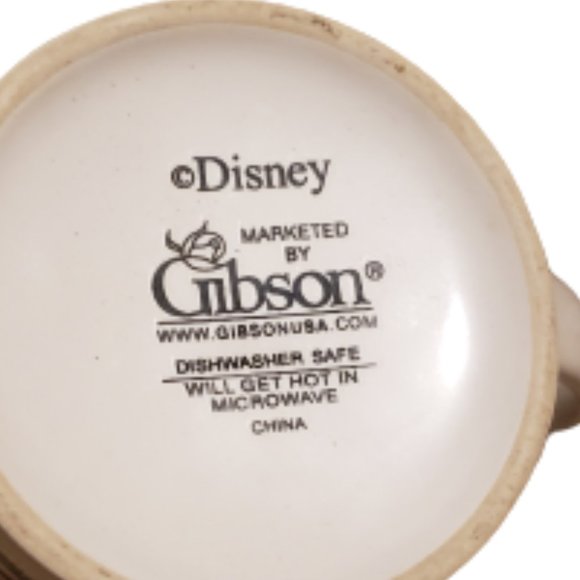 Vintage Disney Gibson Mickey Mouse Coffee Mug White Retro 90s Cartoon - Picture 4 of 6